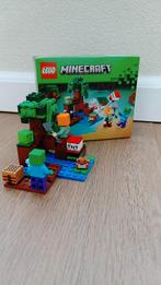 21240 Lego Minecraft the swamp adventure, Ophalen of Verzenden, Zo goed als nieuw