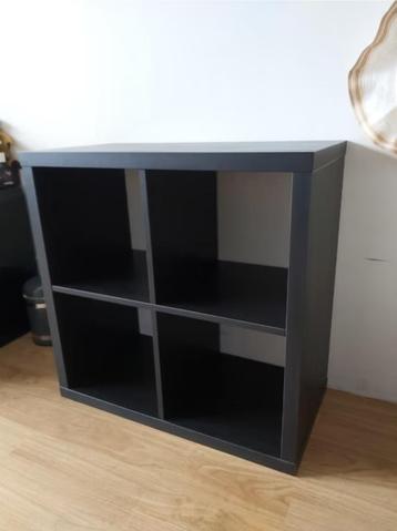 3x Kallax 4 vaks open kast vakkenkast 2x2 zwart Ikea  beschikbaar voor biedingen