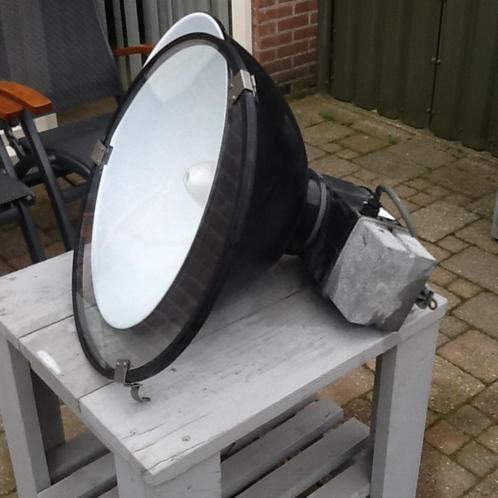 Grote authentieke lamp van Philips, 52 cm. Bieden, Huis en Inrichting, Lampen | Hanglampen, Gebruikt, 50 tot 75 cm, Glas, Kunststof