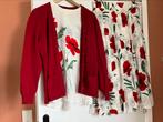 Prachtige nieuwe chique set rok, shirt en vest viscose L/40, Ophalen of Verzenden, Zo goed als nieuw, Maat 38/40 (M)
