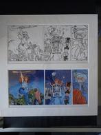 Franka Originele halve pagina 42 "Chroom", Eén stripboek, Ophalen of Verzenden, Zo goed als nieuw, Henk Kuijpers