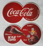 Coca-Cola Onderzetter/viltje De vijf stappen, Ophalen of Verzenden, Nieuw, Gebruiksvoorwerp