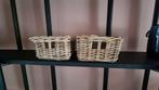 NIEUWE Stevig Rieten Manden - INFO ZIE ADVERTENTIE, Ophalen of Verzenden, Nieuw, Rechthoekig, Riet
