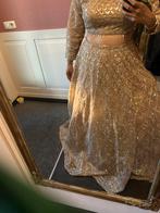 LEHENGA TAUPE NIEUW, Ophalen of Verzenden, Nieuw, Maat 38/40 (M), Overige typen