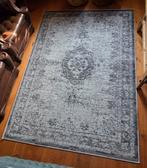 Carpet vloerkleed kleed grijs medaillon 160 x 230 cm, Gebruikt, 150 tot 200 cm, 200 cm of meer, Ophalen of Verzenden