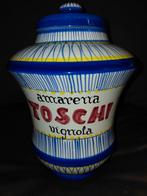 Vintage grote pot van Toschi kersenpot Italiaans Majolica, Antiek en Kunst, Ophalen of Verzenden