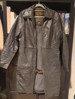 Gevoerde donkergrijze Pall Mall leren jas(maat M valt als S), Ophalen of Verzenden, Zo goed als nieuw, Maat 38/40 (M), Grijs