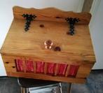 Brocante stokbroodkast kist stokbrood Frans hout brood kist, Ophalen of Verzenden