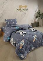 Dekbed, Dubbelzijdig, Met Astronautenprint , Wasbaar, Eenpersoons, ., De Linde Home, Nieuw