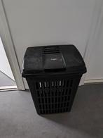Zwarte wasmand, Ophalen, Zo goed als nieuw, Zwart