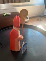 ostheimer Houten Sinterklaas Figuur met Boekje - Vintage, Ophalen of Verzenden