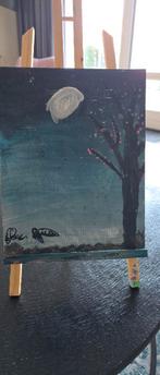 Bos in het donker - Schilderij van Liva Elsinga (7), Ophalen of Verzenden