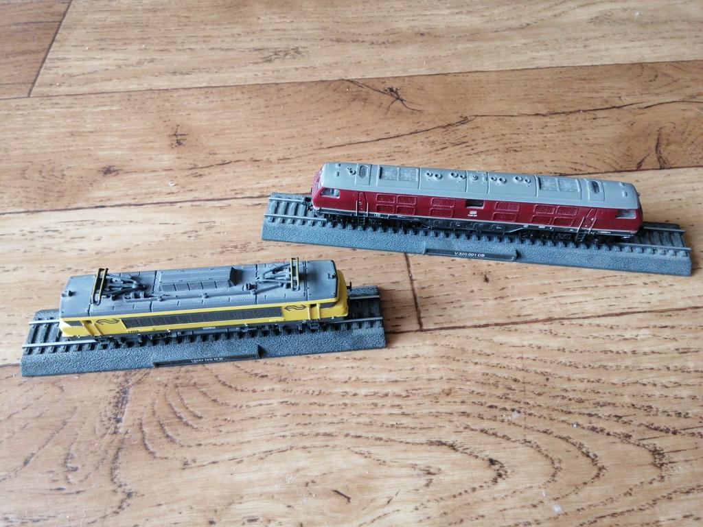 Twee modeltreinen., Overige merken, Gebruikt, Gelijkstroom of Wisselstroom, Overige typen