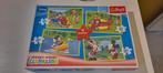 Mickey Mouse puzzel 4 in 1, Ophalen, 10 tot 50 stukjes