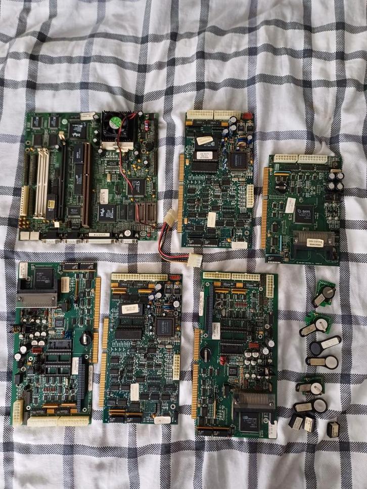 Vintage moederborden - verzameling, Computers en Software, Moederborden, Gebruikt, Overige typen, DDR, Ophalen of Verzenden