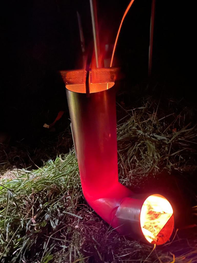 Rocketstove, Tuin en Terras, Tuinhaarden, Zo goed als nieuw, Ophalen of Verzenden