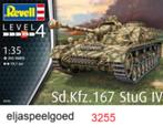 Revell 1:35 Tank Sd.Kfz 167 Stug IV 3255 modelbouw, Tank, Nieuw, Ophalen of Verzenden, 1:32 tot 1:50