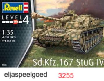 Revell 1:35 Tank Sd.Kfz 167 Stug IV 3255 modelbouw beschikbaar voor biedingen