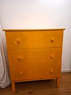 Ladenkast okergeel, Huis en Inrichting, Gebruikt, 3 of 4 laden, Minder dan 100 cm, 25 tot 50 cm