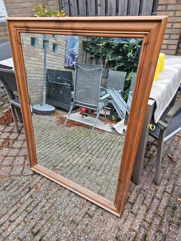 Grenen Houten Spiegel 120x88 cm beschikbaar voor biedingen