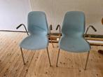 Ikea Leifarne Deitmar blauwe stoeltjes eetkamerstoelen, Huis en Inrichting, Stoelen, Ophalen, Gebruikt, Blauw, Twee