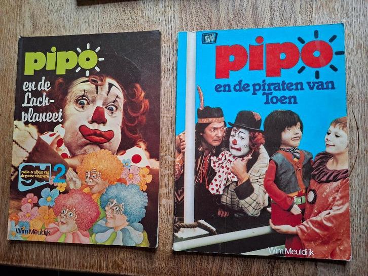 Pipo de clown 2 boeken, 1976, Boeken, Kinderboeken | Jeugd | onder 10 jaar, Gelezen, Fictie algemeen, Ophalen of Verzenden
