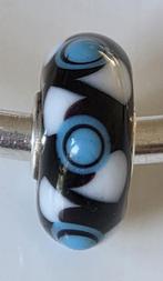Trollbeads ZWART/BLAUW/WIT UNIEKJE, -, -, Zo goed als nieuw, Trollbeads