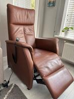 Elektrische Relaxfauteuil Leer - Senioren Fauteuil, Huis en Inrichting, Fauteuils, Ophalen, Gebruikt, Leer, 75 tot 100 cm