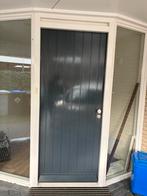 Hardhouten Voordeur - Stijlvol & Stevig, Gebruikt, 80 tot 100 cm, Ophalen of Verzenden, Buitendeur