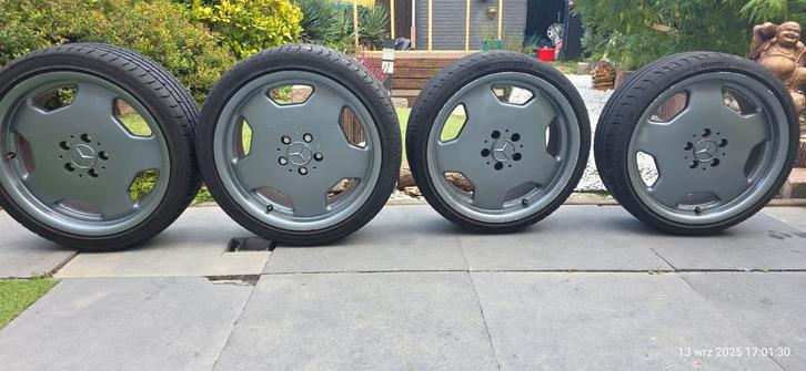 Mercedes W140 Velgen met Michelin Pilot Sport 4S Banden, Auto-onderdelen, Banden en Velgen, Banden en Velgen, Zomerbanden, 18 inch
