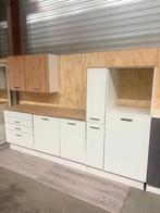 keuken nuon wit zwart nieuw 280 cm apothekerkast softclose, Huis en Inrichting, Overige materialen, Wit, Nieuw, Enkelwandige keuken