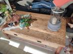 Piet Hein Eek salontafel in prachtig oud hout teak, Huis en Inrichting, Ophalen, Gebruikt, 100 tot 150 cm, 50 tot 100 cm