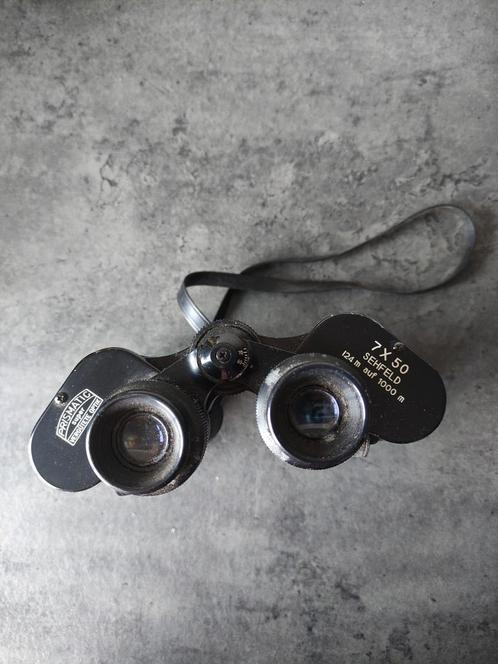 Vintage 7x50 Verrekijker, Audio, Tv en Foto, Optische apparatuur | Verrekijkers, Gebruikt, Porro (met knik), Minder dan 8x, Ophalen of Verzenden