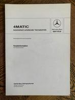 Introductie Productinformatie Mercedes-Benz W124 4MATIC 1987, Nieuw, Mercedes-Benz, Mercedes, Ophalen of Verzenden