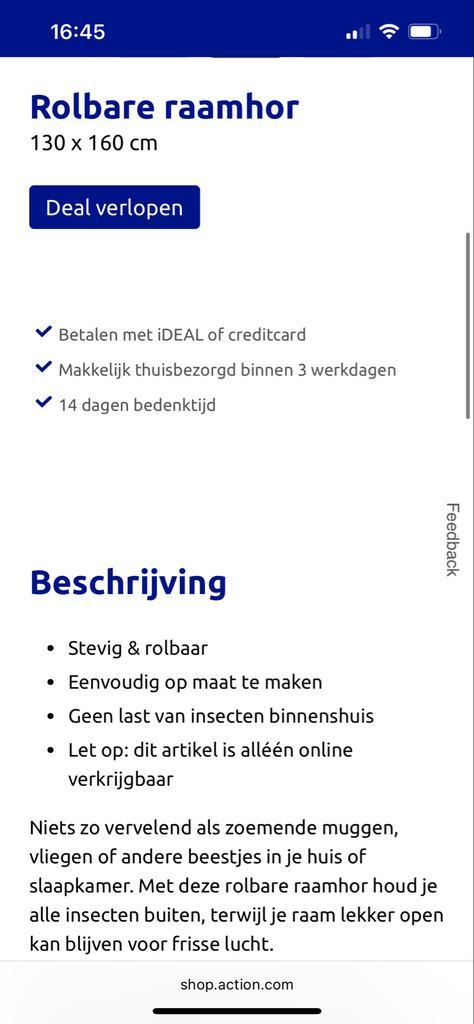 Rolbare Raamhor - Houd Insecten Buiten!, Doe-het-zelf en Verbouw, Deuren en Horren, Nieuw, Hordeur, Minder dan 200 cm, 100 tot 120 cm