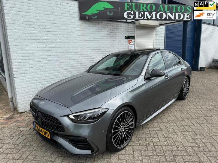 Mercedes-Benz C-klasse 220 AMG NIGHT PAKKET, Auto's, Mercedes-Benz, Bedrijf, Te koop, C-Klasse, ABS, Achteruitrijcamera, Adaptive Cruise Control