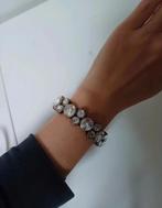 Armband met stenen, Gebruikt, Ophalen of Verzenden, Met edelsteen, Zilver