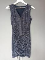 Nieuw donkerblauw met zilver glitter jurkje mt S van Shein, Blauw, Nieuw, Ophalen of Verzenden, Maat 36 (S)