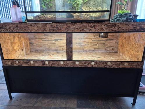 terrarium op maat gemaakt, Dieren en Toebehoren, Reptielen en Amfibieën | Toebehoren, Zo goed als nieuw, Terrarium of Paludarium