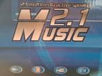Karaoke systeem 2.1 multimedia active  speaker met 3 microfo, Ophalen of Verzenden