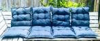 Kussens voor tuinstoelen, 4 zwarte tuinstoel kussens, Tuin en Terras, Tuinstoelen, Ophalen of Verzenden
