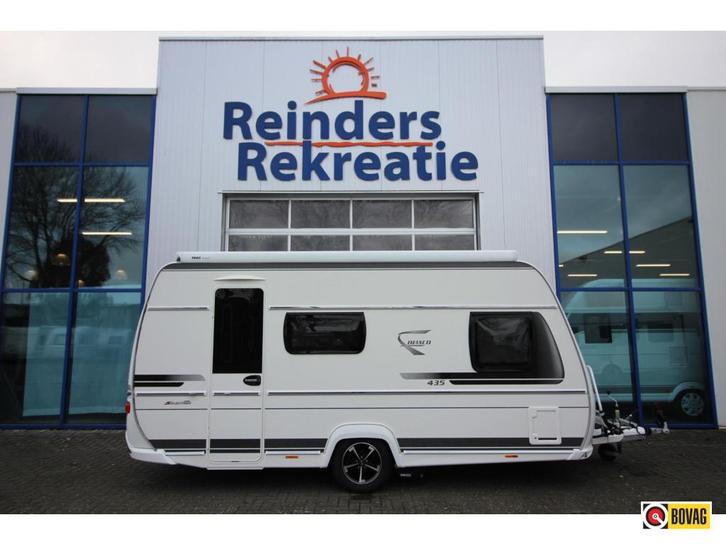 Fendt Bianco Selection 435 SF Thule 6300, Mover, 1e eig, Caravans en Kamperen, Caravans, Bedrijf, tot en met 4, Treinzit, Fendt