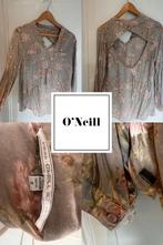 O’Neill blouse dames ZGAN roze/beige maat S/M (36-38) maat 8, Maat 38/40 (M), Beige, Ophalen of Verzenden, Zo goed als nieuw