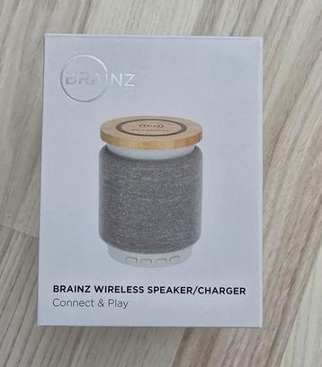 Brainz Draadloze Speaker/Oplader - Nieuwstaat beschikbaar voor biedingen