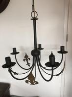 Smeedijzeren kroonluchter, Huis en Inrichting, Lampen | Kroonluchters, Ophalen of Verzenden, Zo goed als nieuw, Metaal, Klassiek