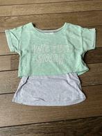 Leuk mintgroen/grijs t-shirt van H&M maat 146/152, Meisje, H&M, Ophalen of Verzenden, Zo goed als nieuw