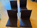 4 eetkamerstoelen, Huis en Inrichting, Ophalen, Zo goed als nieuw, Vier