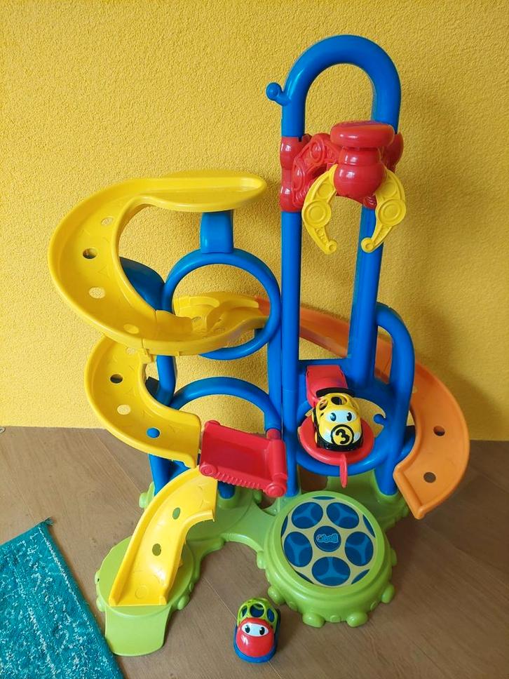 Oball Go Grippers Speedway Racebaan 2 auto's, Kinderen en Baby's, Speelgoed | Speelgoedvoertuigen, Zo goed als nieuw, Ophalen