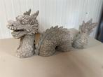 Chinese Draak Beeld - Kunststeen - Geluksbeeld Tuin/Huis, Ophalen of Verzenden, Zo goed als nieuw