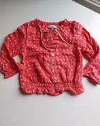 Noppies Blouse Bloesje Shirtje Shirt Topje Roze maat mt 80, Gebruikt, Meisje, Ophalen of Verzenden, Noppies